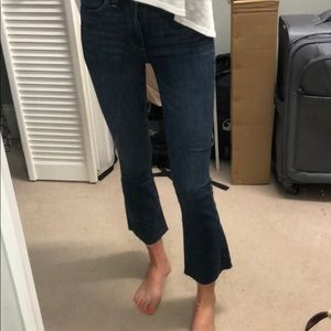 Paige cropped flare jeans